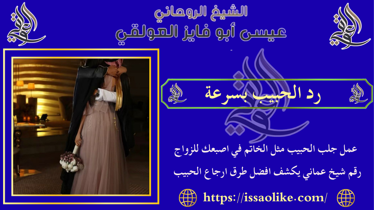 رد الحبيب بسرعة